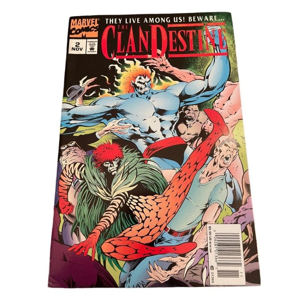 Clandestine #2 Marvel Comics Adam Destine, Modok, Silver Surfer 1994
